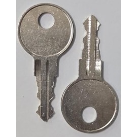 2 Keys Cut to Key Code TM707 for all locks (You Must Have The Letters TM Before The Numbers) Better Built, Kobalt, TriMark, Duralast, Toolbox, Tool Box, RV, Motorhomes, Tonneau Covers, Utility Bodies.