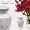 Carrara White Keepsake Cremation Urn