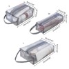 BLULILY Clear Travel Makeup Bag For Case Clear Travel Toiletry