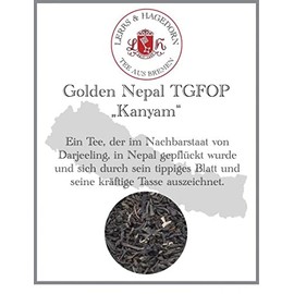Lerbs & Hagedorn, NEPAL Tea First Flush FTGFOP Shree Antu Fresh, Invigorating Aromatic, Spicy 250 g (approx. 20 Litres)