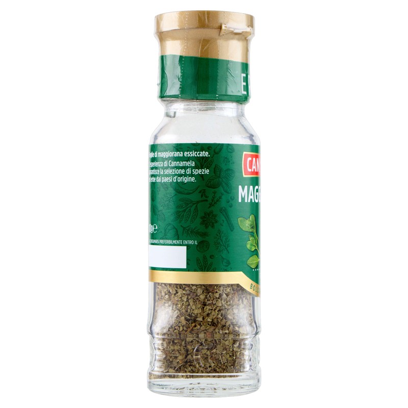 Cannamela, Linea Maxi Oro, Maggiorana in Foglie, Confezione da 10g,