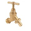 UKDeals Direct® Outdoor 1/2'' Garden Tap, Through Tube, Wall Flange