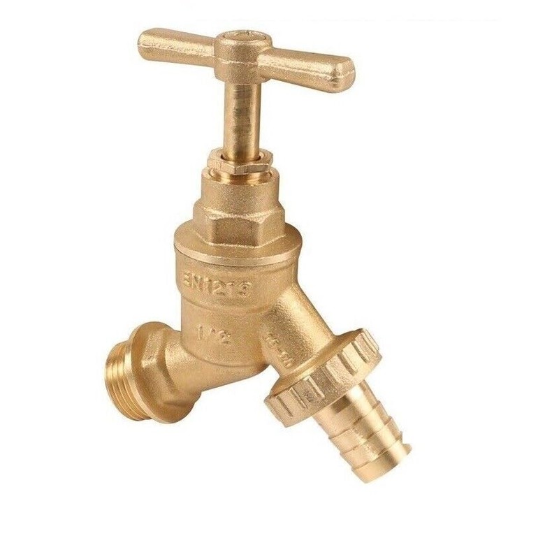 UKDeals Direct® Outdoor 1/2'' Garden Tap, Through Tube, Wall Flange