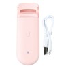 Heated Eyelash Curler Pink Portable Electric Long Lasting Eyelash Curler