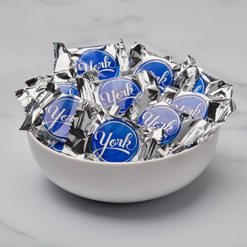 YORK Dark Chocolate Peppermint Patties, Candy Bulk Box, 84 oz