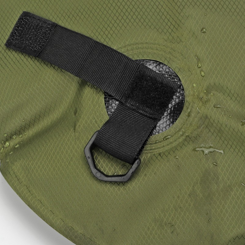 Green 20L Solar Heating Shower Bag Foldable PVC Folding Camping