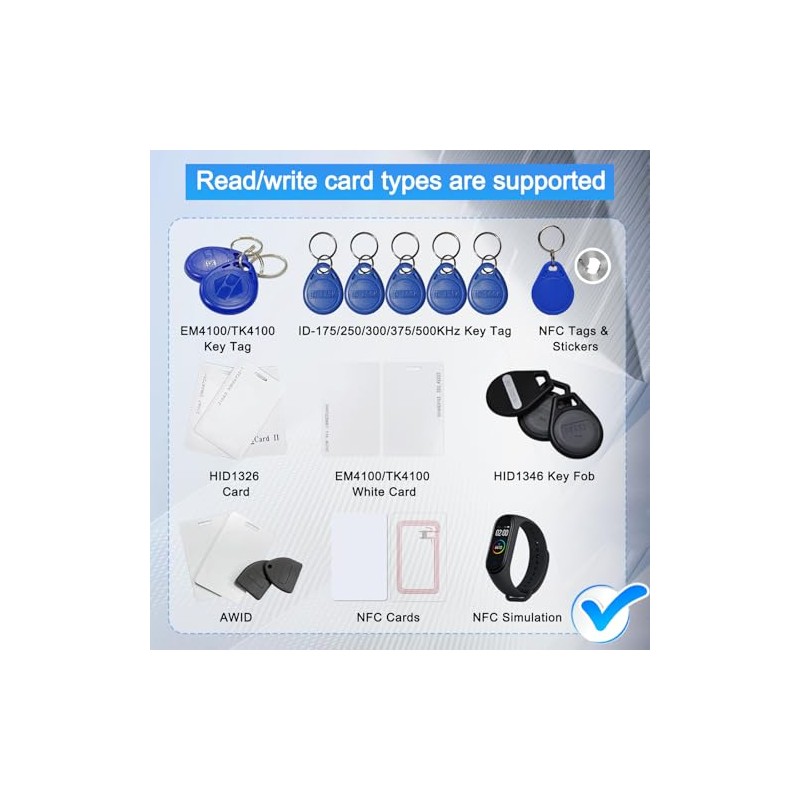 XIXEI X7 NFC RFID Card Copier Reader Writer Duplicator for