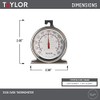 Taylor - Termómetro para horno de cocina de 2.5 pulgadas,