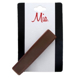 Mia Barrette barrette 5x4.5x0.25" 3.5" X .75" Gold Pearlized Barrette