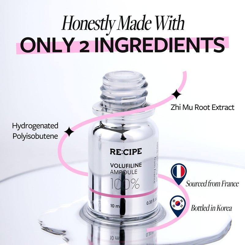RECIPE Volufiline 100% Ampoule - From France, Sederma - Pure