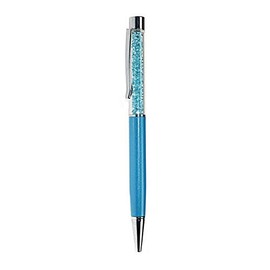 Retractable Ballpoint Pen with Diamante Detail - Luxury Crystal Ballpoint Pen