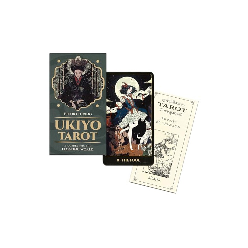 ニチユー(Nichiyu) タロットカード 占い ライダー版 78枚 正規輸入品 浮世タロット UKIYO TAROT 儚さの中に、美しさを見つけるタロット
