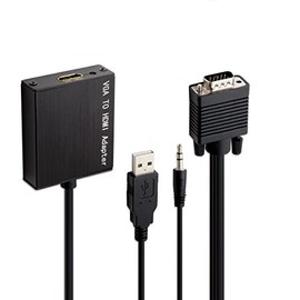 Connectland VGA to HDMI Converter with Audio Support (CL-ADA31042)