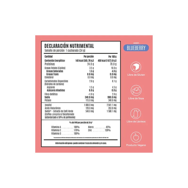 Birdman Protena Vegetal Fitmingo 510g Sabor Blueberry Blueberry