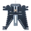 POWERTEC Universal 5-in-1 Step Depth Gauge for Measuring Chisel Angles,