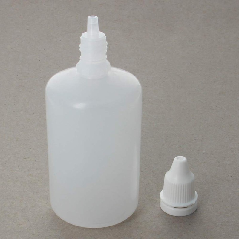 Othmro 3.3oz PE Lab Eye Plastic Dropper Bottles 3pcs, 100ml