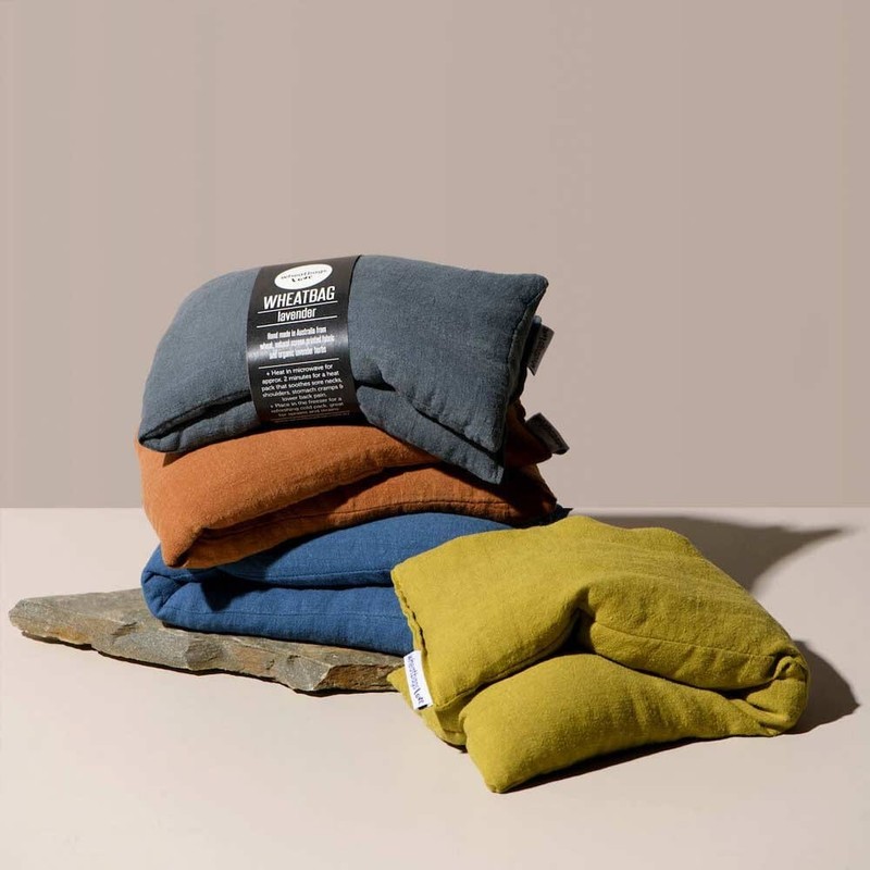 Wheatbags Love Linen Luxe Lavender Heat Pack, Slate