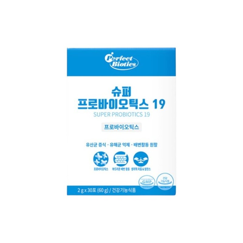 Vitamin Village 비타민마을 퍼펙트바이오틱스 슈퍼 프로바이오틱스19 2g 30포 1개 Vitamin