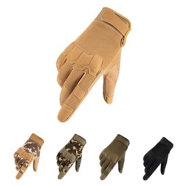 HYCOPROT Mens Full Finger Utility Gloves Airsoft Breathable Lightweight Screen Touching for Shooting Cycling Rock Climbing Outdoor Sports