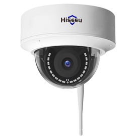WiFi Enhanced Version 5M Pixel Security Camera Network Camera IP66 Waterproof and Dustproof/Two-Way Audio/Remote Surveillance Outdoor Indoor Wireless Connection Camera (Can be added to Hiseeu NVR)