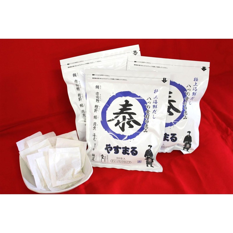 Yasumaru Set (Japanese Style All-Purpose Red Stock, 30 Packets x