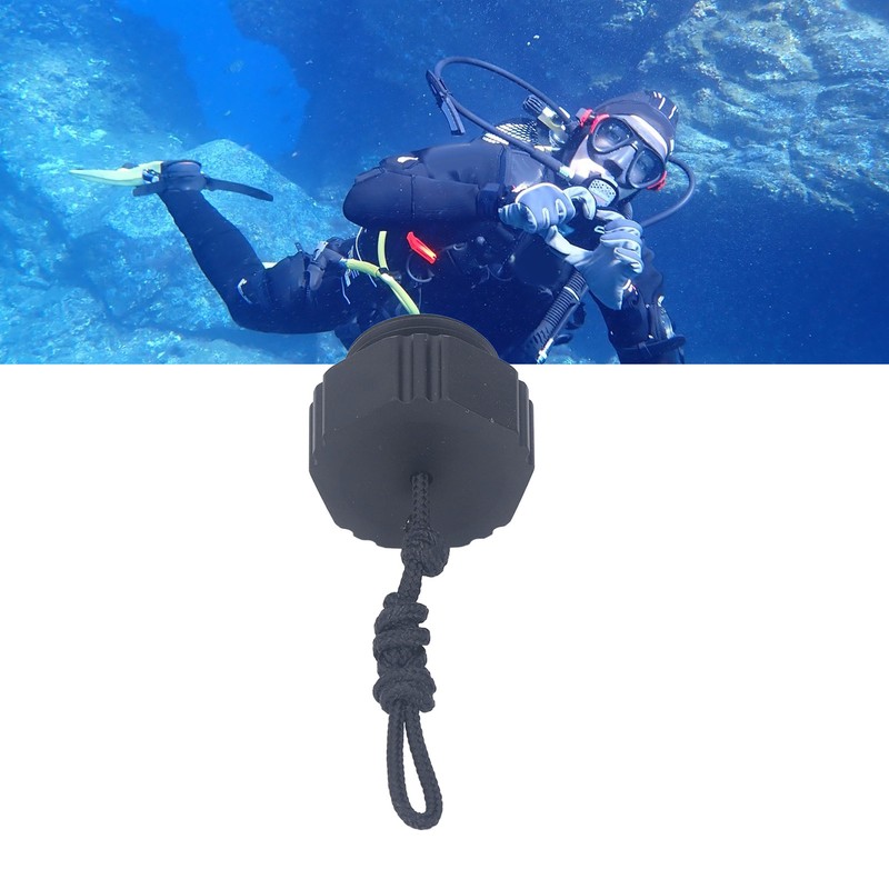 Scuba Diving Regulator Dust Cap Threaded Aluminum Alloy First Stage