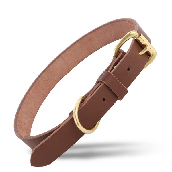 NHOPEJRJY Leather Dog Collar, Heavy Duty, Adjustable Dog Collars, Best