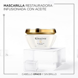 KÉRASTASE Le Masque Elixir Ultime | Mascarilla que nutre profundamente, aporta suavidad y brillo | Con Aceite de Marula, Aceite de Camelia y Aceite de