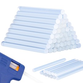 MAQIHAN 100PCS Mini Hot Glue Sticks - Mini Glue Gun Sticks, 4" Long x 0.27" Diameter, Clear Hot Glue Sticks Small for Fabric,Wood,Paper,Metal,Plastic | MAQIHAN