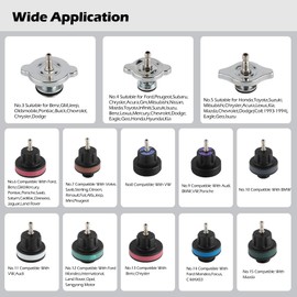 DKwoeshg Coolant Pressure Tester Kit, Universal Radiator Pressure Test Pump with Adapters, Cooling System Leak Detector for Car Truck SUV, Fit for BMW Ford Toyota Honda VW Audi