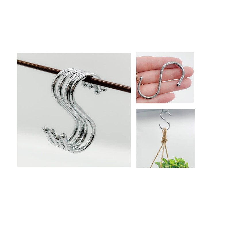Yunox Stainless Steel S Hook Mini (Set of 10) S