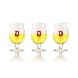 Duvel Belgian Beer Chalice Glass New 2019 Style