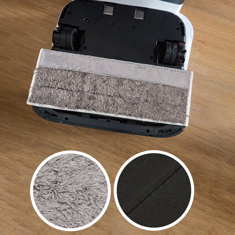 BuleVina 6 Pack Washable Dry Mopping Pads Replacement Compatible for