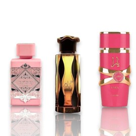 Lattafa | Yara Candy + Noble Blush + Teriaq Intense | #-Piece Multi Pack Fragrance Set for Women by Lattafa