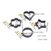 Fried Egg Rings Set with Folding Handle Silicone Brush Non