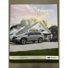 2025 SUBARU FORESTER + 24 Forester Wilderness 26-page Original Sales Brochure
