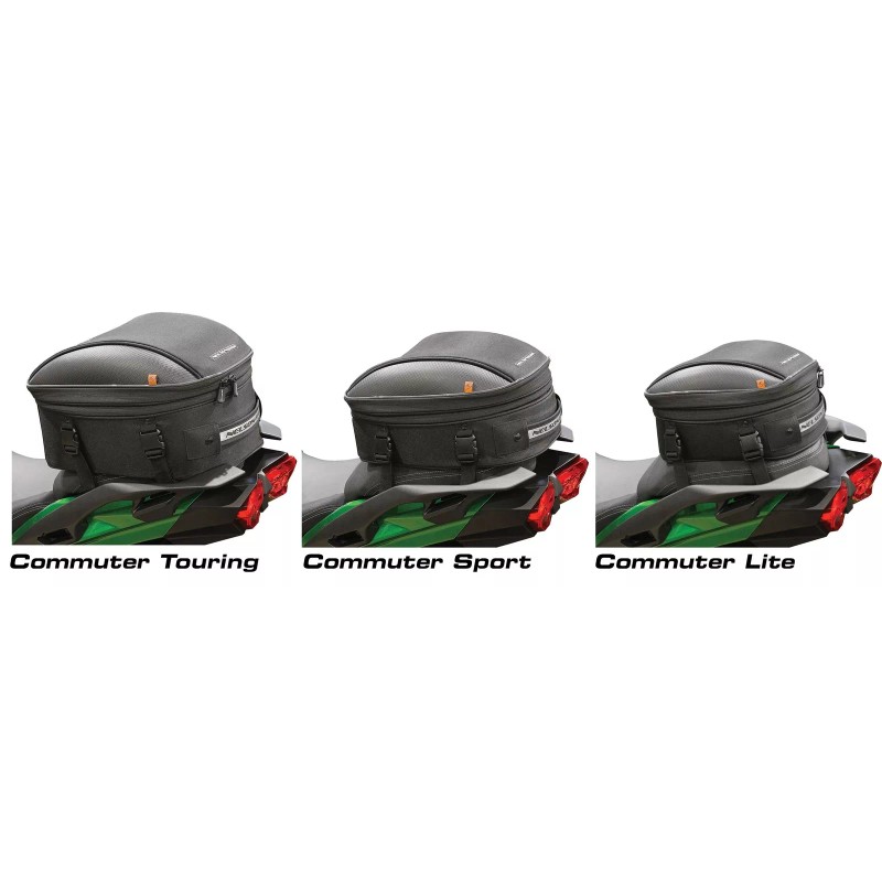 Nelson-Rigg Nelson Rigg CL-1060-ST2 Black Commuter Tour Motorcycle Tail Bag