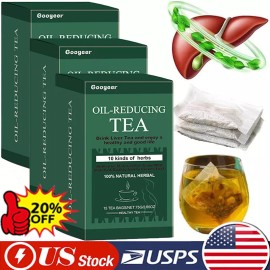 Unbranded Oil-Reducing Tea-10 Herbal with Excellent Formula, Oil Cleansing Tea for Liver - 5 BOX=75 Bags