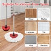 Mop Handle Replacement,4 Section Compatible with O-Cedar Spin Mop Refills