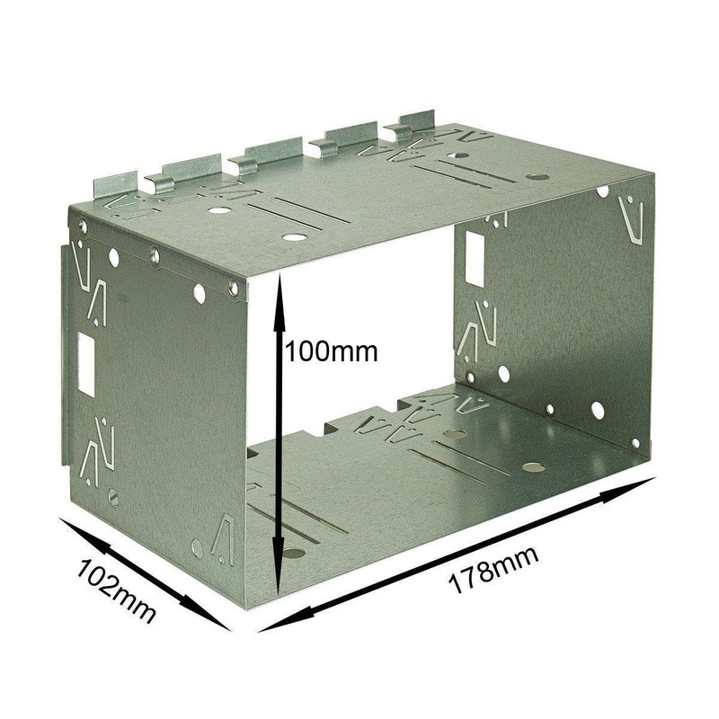 tomzz Audio 2400-056 2DIN Double ISO DIN Metal Frame Installation