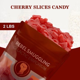 Cherry Slices Candy Bulk 2LB Bag by Rebel Smuggling Galactic Emporium