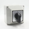 1Pcs Universal Changeover Selector Switch, with Installation Waterproof Box, 3
