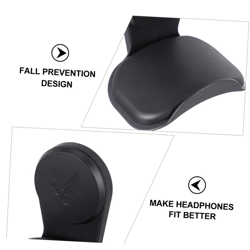 DOITOOL Ear Headphone Rack Wall-Mounted Stand Soft TPU Pad Sturdy