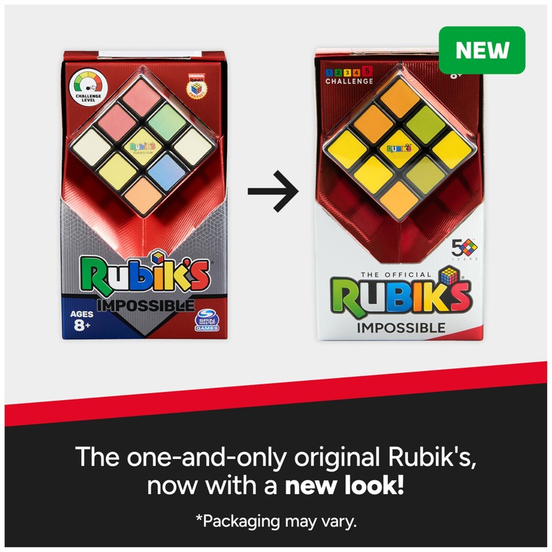 Rubik’s Cube, Impossible Cube, Advanced Color-Matching Puzzle, The Original Problem-Solving