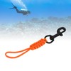 Stainless Steel Scuba Diving Lanyard Professional Hand Woven Prevents Lost