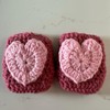 Crochet AirPod Max Covers - Color: Pink Heart