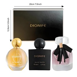 Women's Perfume Set, 3 Counts/set Long Lasting Fragrance for Women, Elegant Fragrance for Daily Wear, Fashion Gift for Women