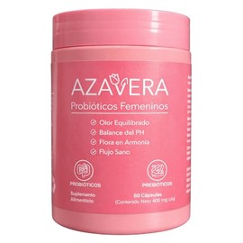 Probióticos Mujer 64 Billones  Prebióticos  Sin azúcar, Sin Gluten - 60 Cápsulas, soporte para higiene femenina  Azavera  Suplemento Alimenticio      