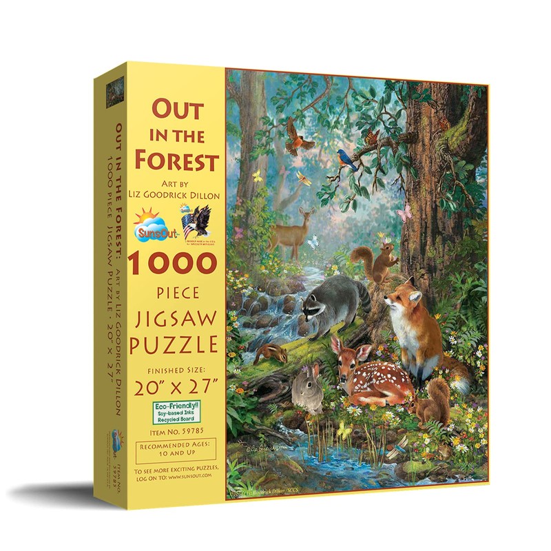 SUNSOUT INC - Out in The Forest - 1000 pc
