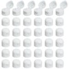 OLYCRAFT 36pcs 20/410 Dome Shaped Flip Top Dispensing Cap White